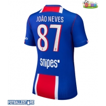 Paris Saint-Germain Joao Neves #87 Hjemmedrakt Dame 2026-27 Kortermet